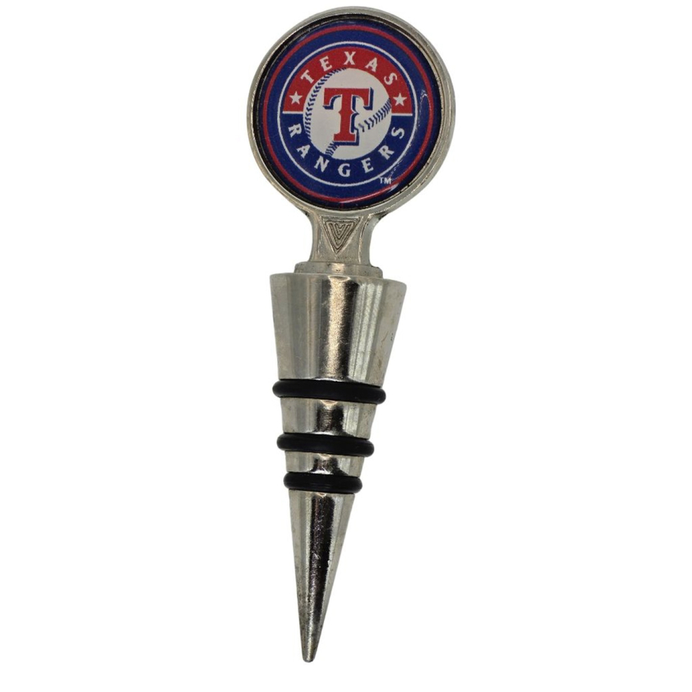 Unisex Unbranded Texas Rangers Bar Accessory One Size Silver Red